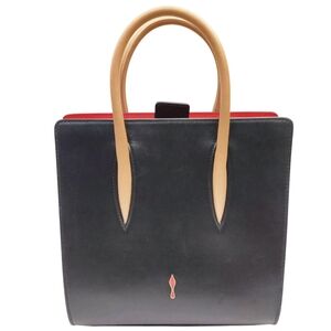 Christian Louboutin Black and Tan Tote Authentic Ltd Edition
